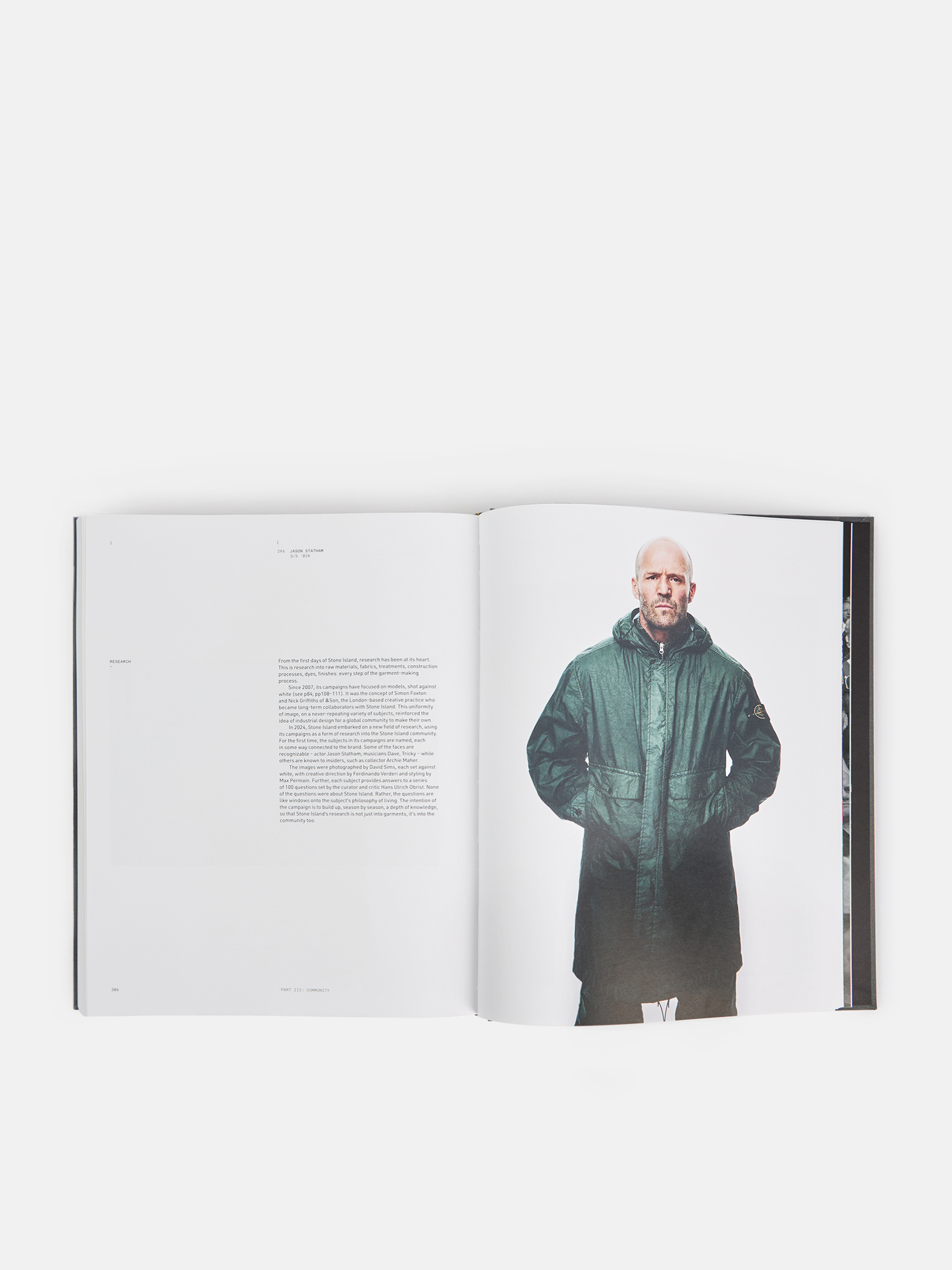 Stone Island book inner pages